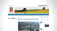 Desktop Screenshot of mairie-quevrevillelapoterie.fr
